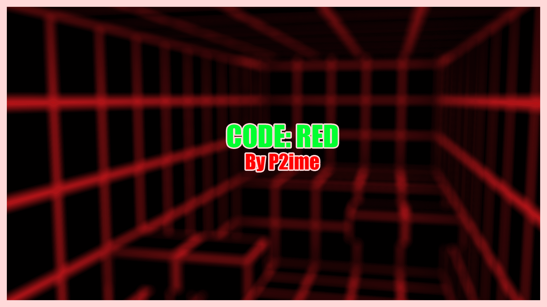 The logo for Code: Red, a Minecraft map for  by p2ime on MCCreations