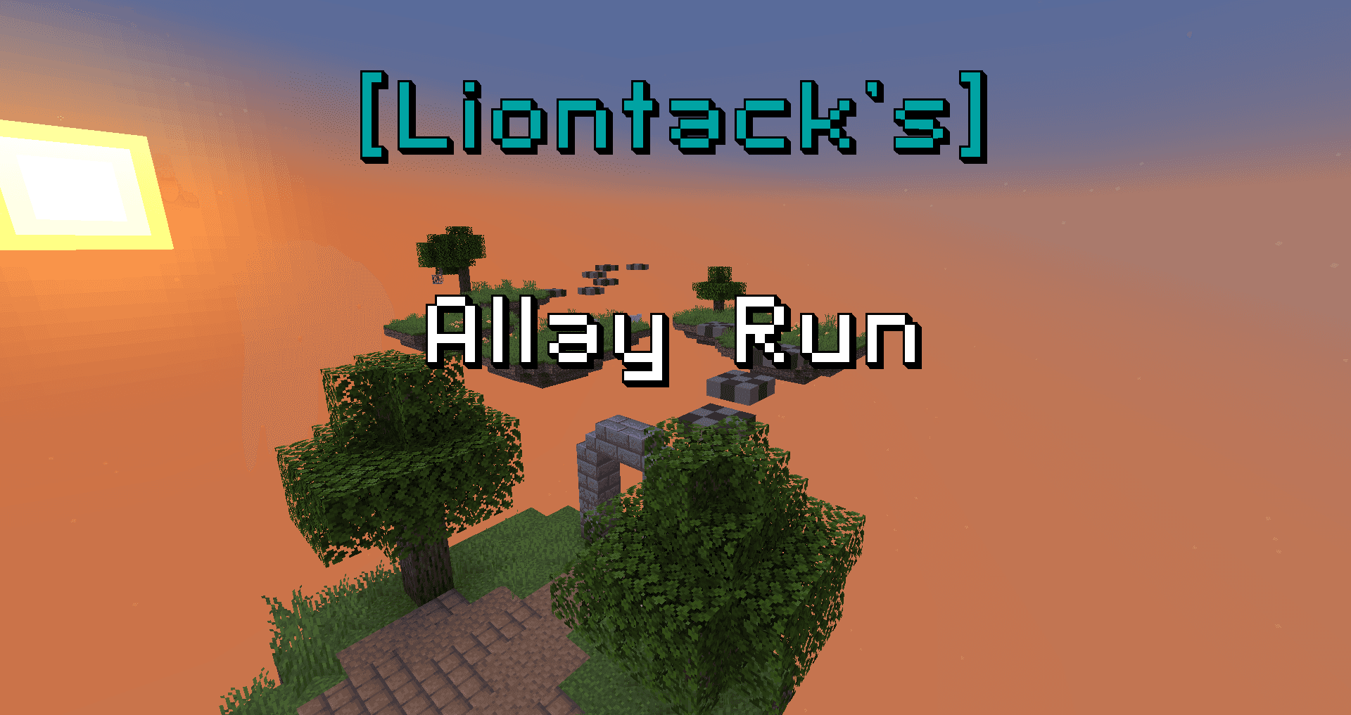 The logo for [Liontack's] Allay Run, a Minecraft map for 1.20.1 by Liontack on MCCreations