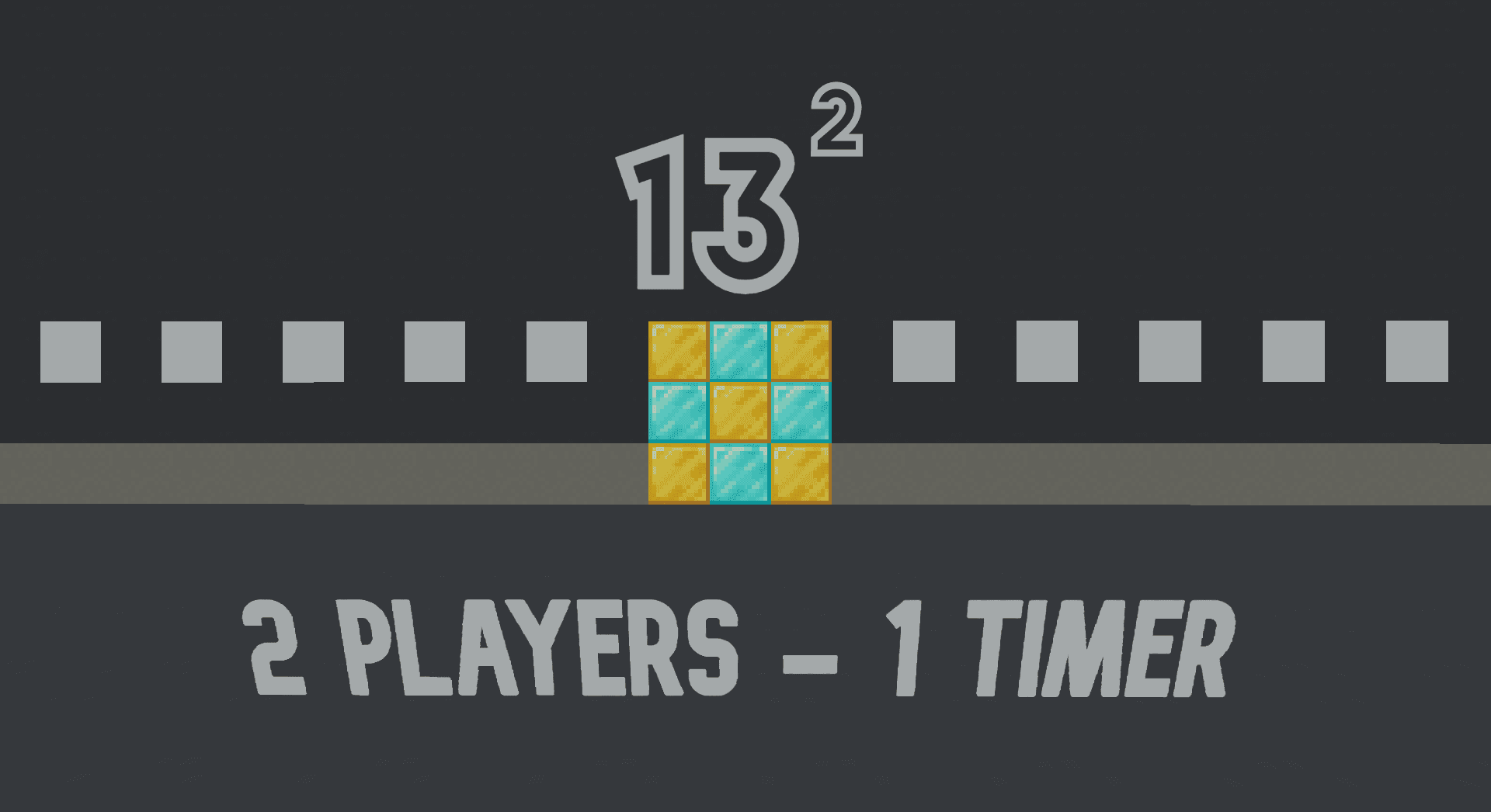 The logo for 13^2, a Minecraft map for 1.16.1 by Henzoid on MCCreations