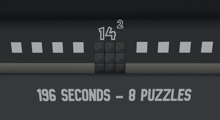 The logo for 14^2, a Minecraft map for 1.16.1 by Henzoid on MCCreations