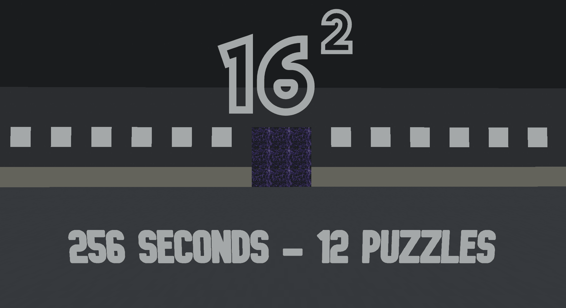 The logo for 16^2, a Minecraft map for 1.16.3 by Henzoid on MCCreations