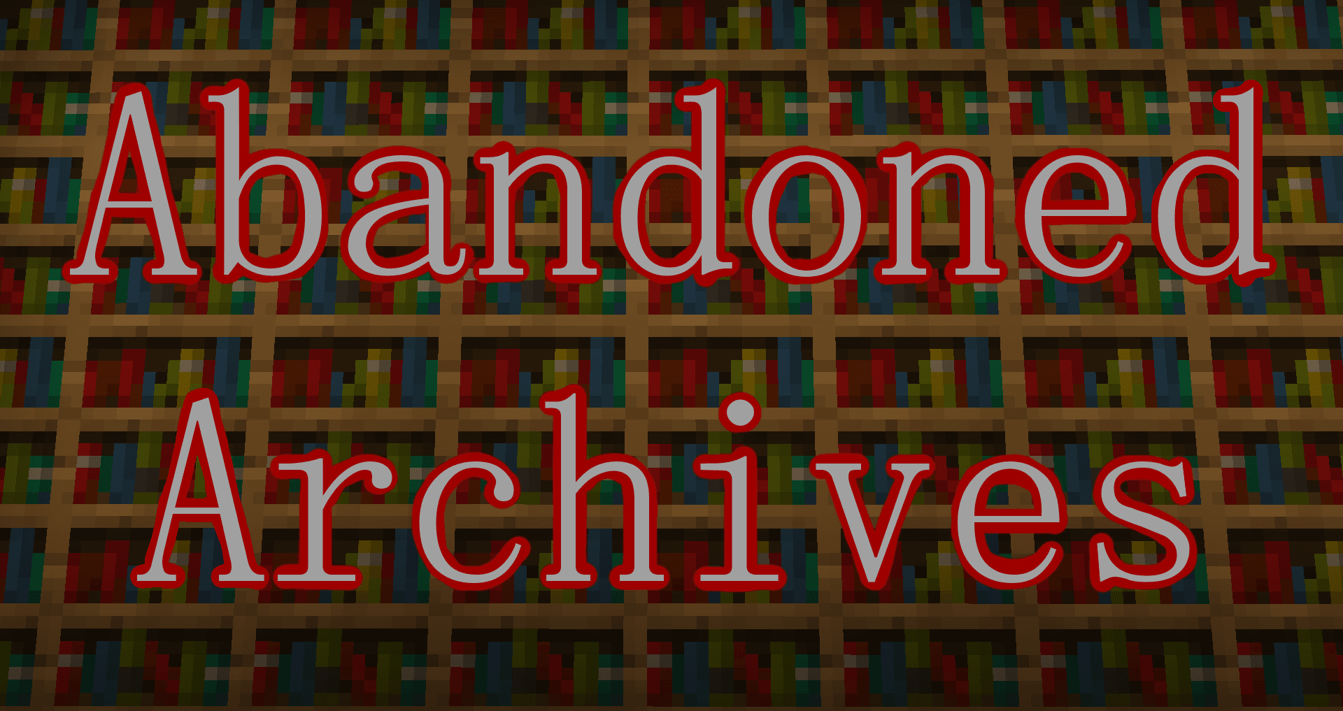 The logo for Abandoned Archives, a Minecraft map for 1.16.5 by DeuxiemeCarlin on MCCreations
