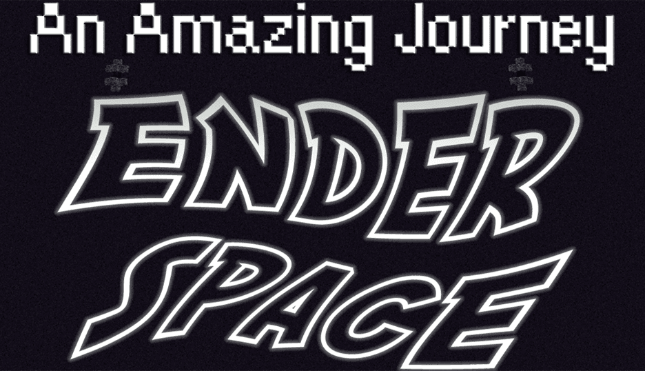The logo for An Amazing Journey: Ender Space, a Minecraft map for 1.15.2 by TheZaius on MCCreations