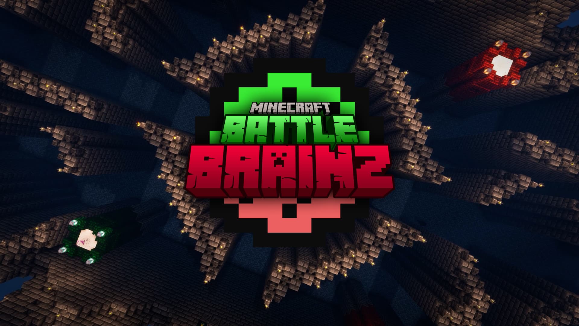 The logo for Battle Brainz, a Minecraft map for 1.18.1 by JBerry367 on MCCreations
