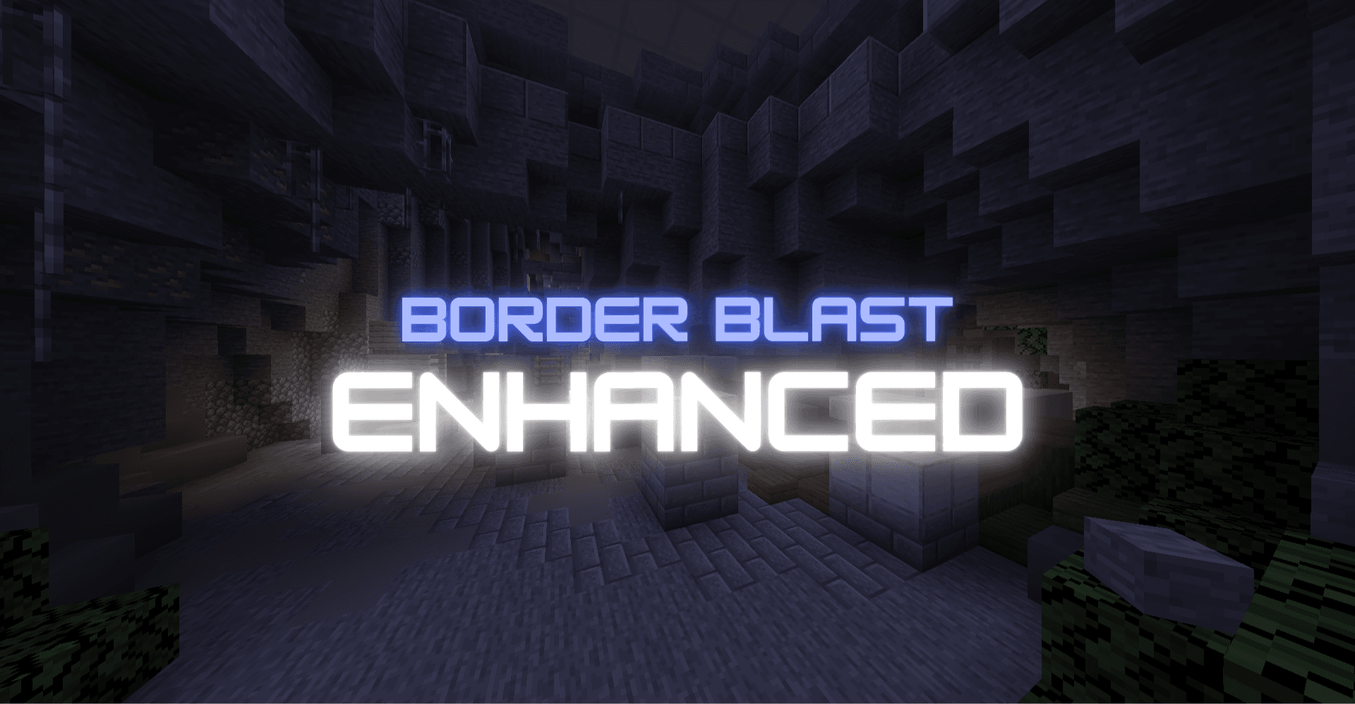 The logo for Border Blast Enhanced, a Minecraft map for 1.16.1 by Spark Games on MCCreations
