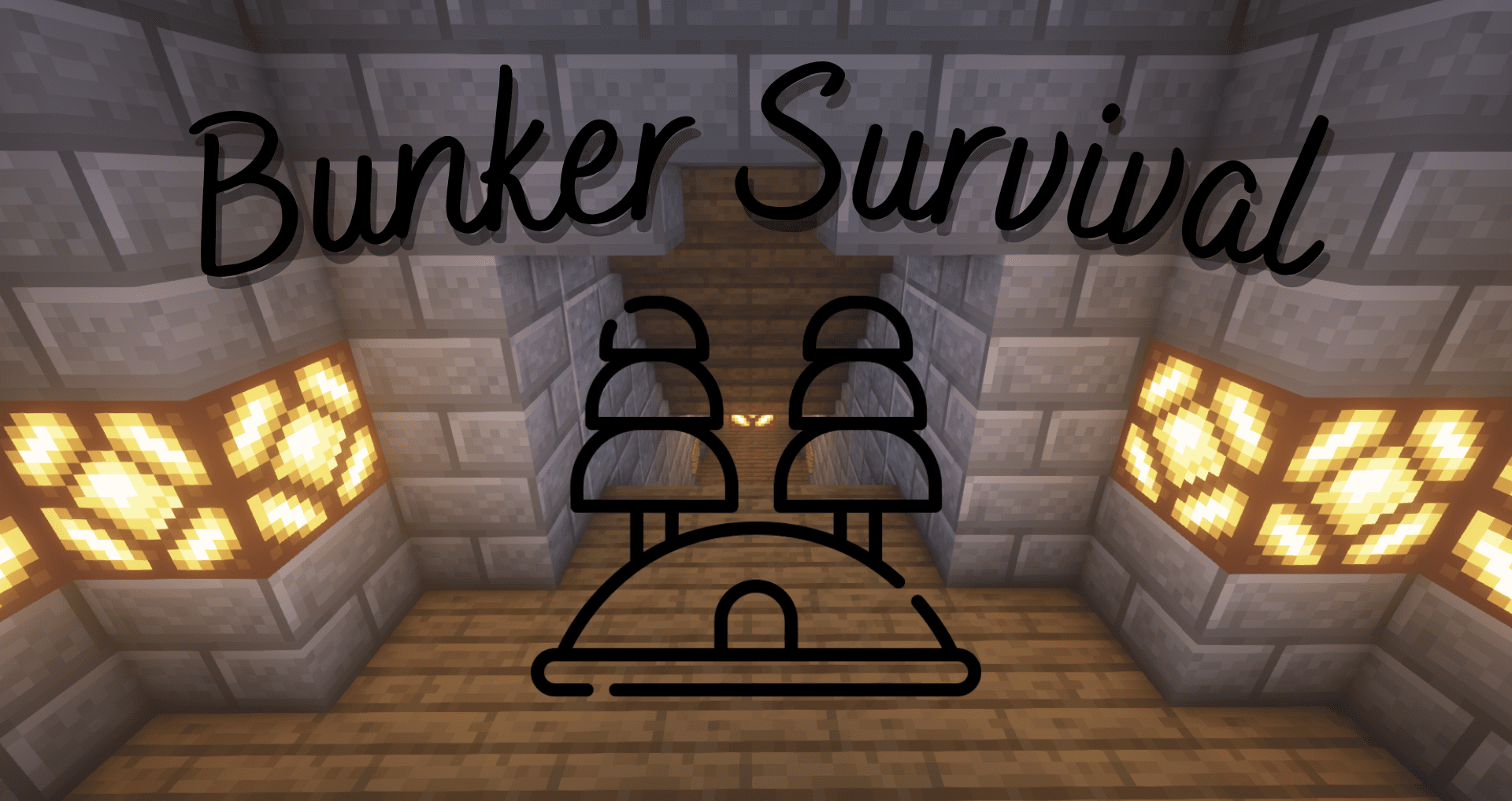 The logo for Bunker Survival, a Minecraft map for 1.16.5 by Mr_Markie on MCCreations