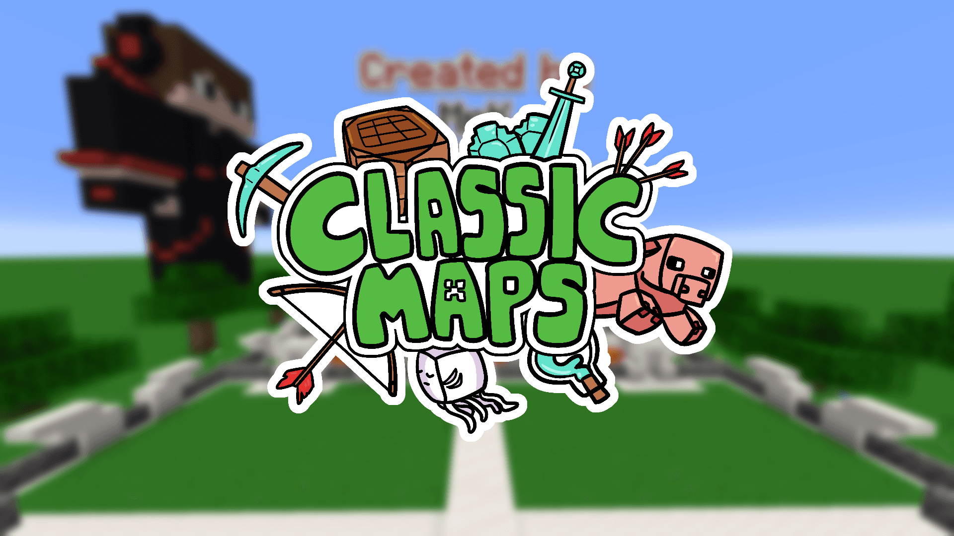 The logo for Classic Maps, a Minecraft map for 1.18.2 by MrKacafirekCZ on MCCreations