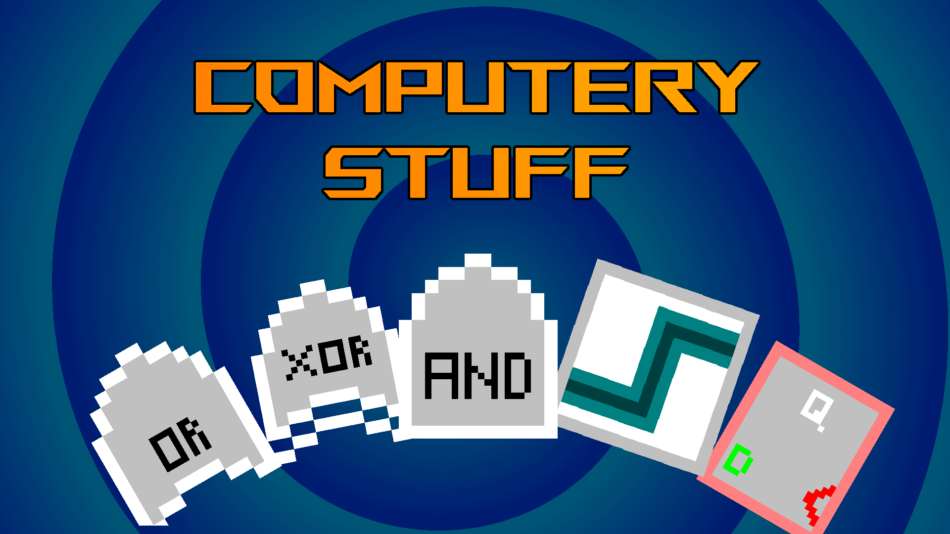 The logo for Computery Stuff, a Minecraft map for 1.16.2 by TheblueMan003 on MCCreations