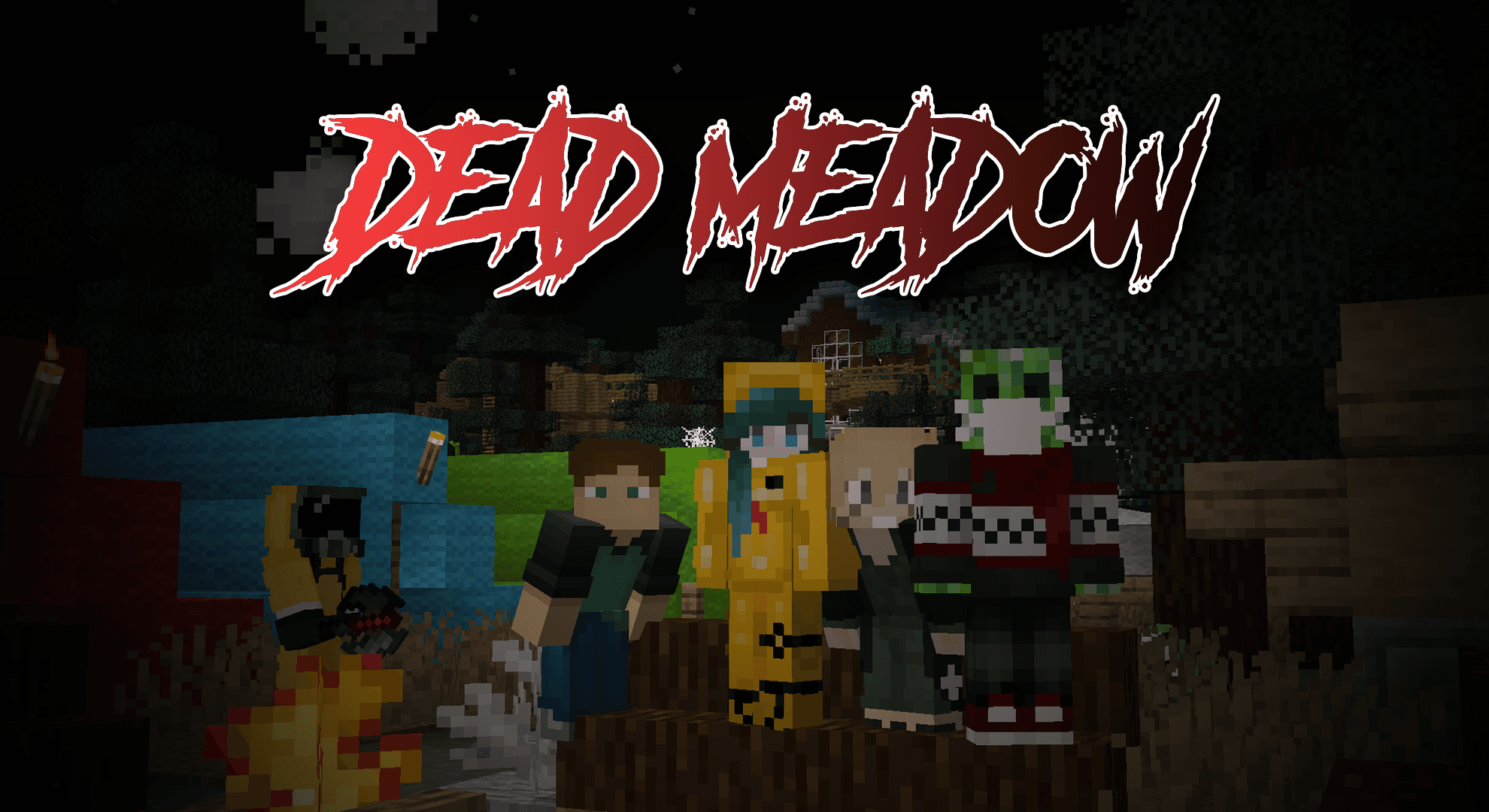 The logo for Dead Meadow, a Minecraft map for 1.15.2 by Jaspr on MCCreations