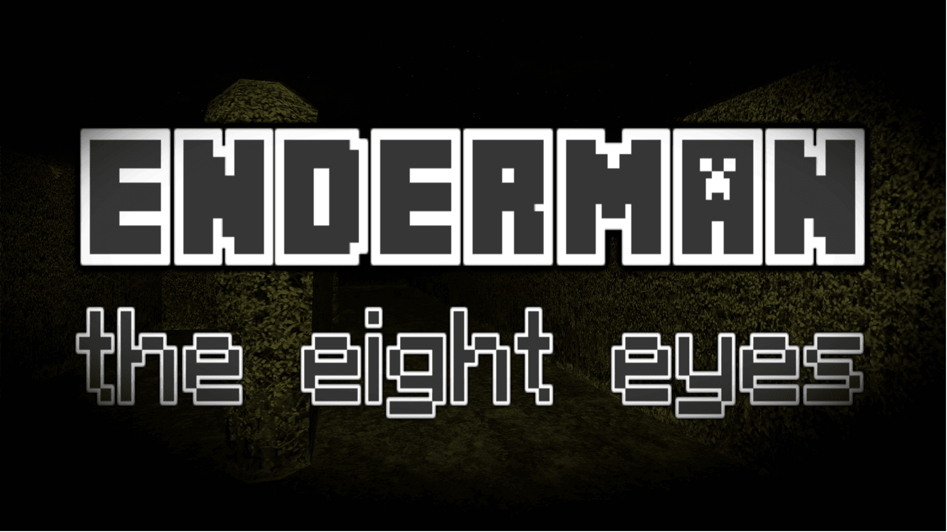 The logo for ENDERMAN: The Eight Eyes, a Minecraft map for 1.16.5+ by leshagloom on MCCreations