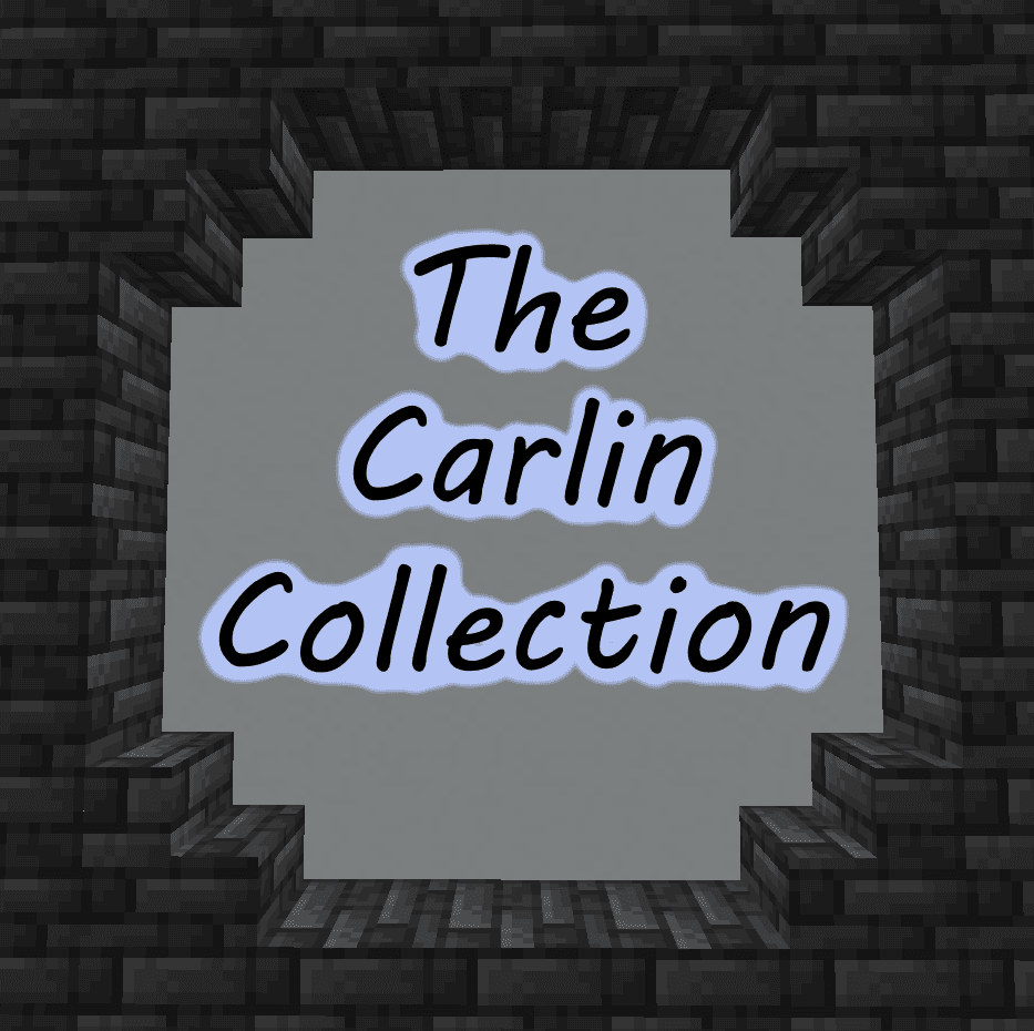 The logo for Find the Button: The Carlin Collection, a Minecraft map for 1.20.1 by DeuxiemeCarlin on MCCreations