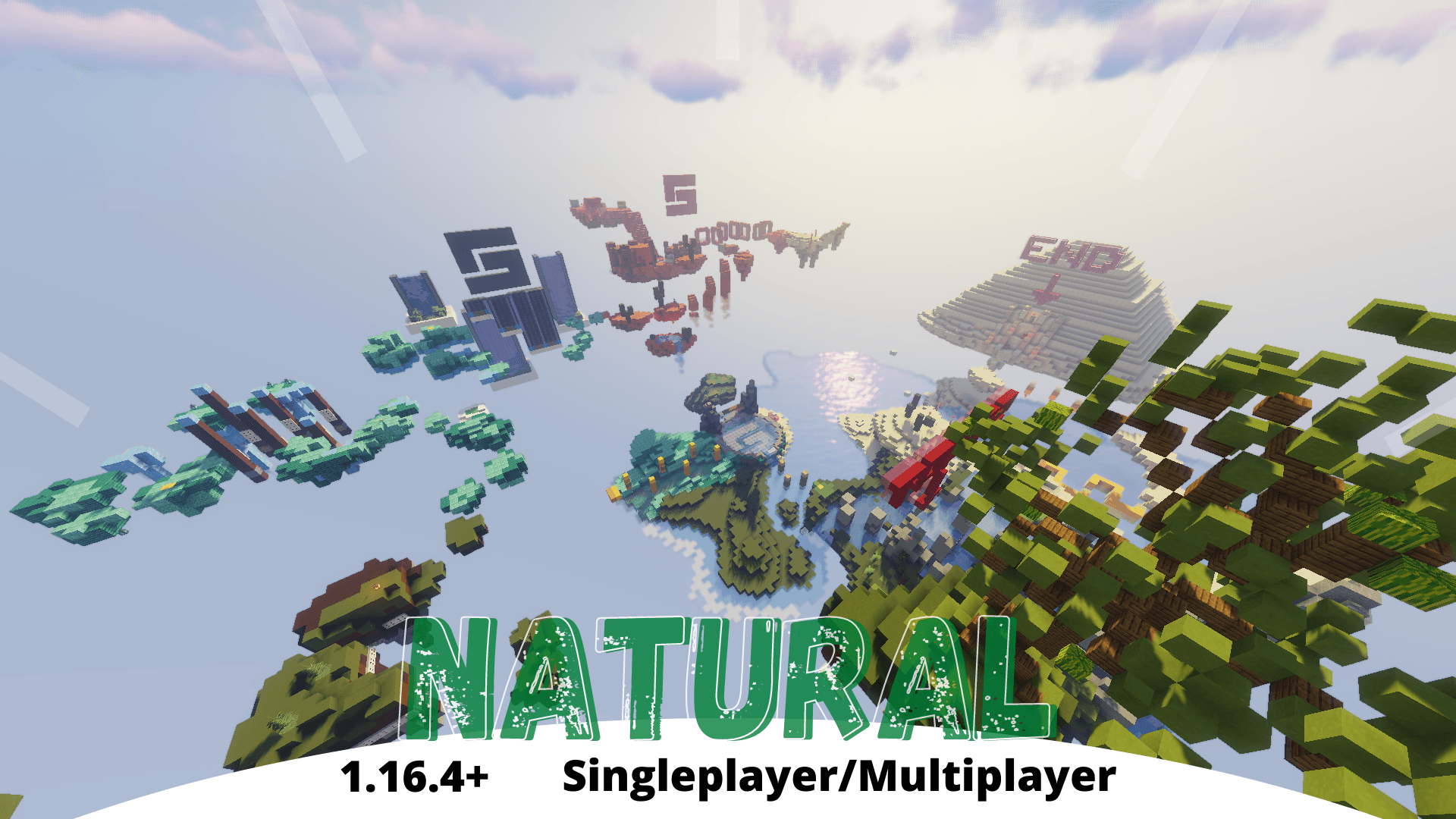 The logo for Natural, a Minecraft map for 1.16.4 by Spark Games on MCCreations