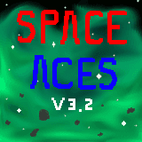 The logo for Space Aces, a Minecraft map for 1.16.1 by LegoBro on MCCreations
