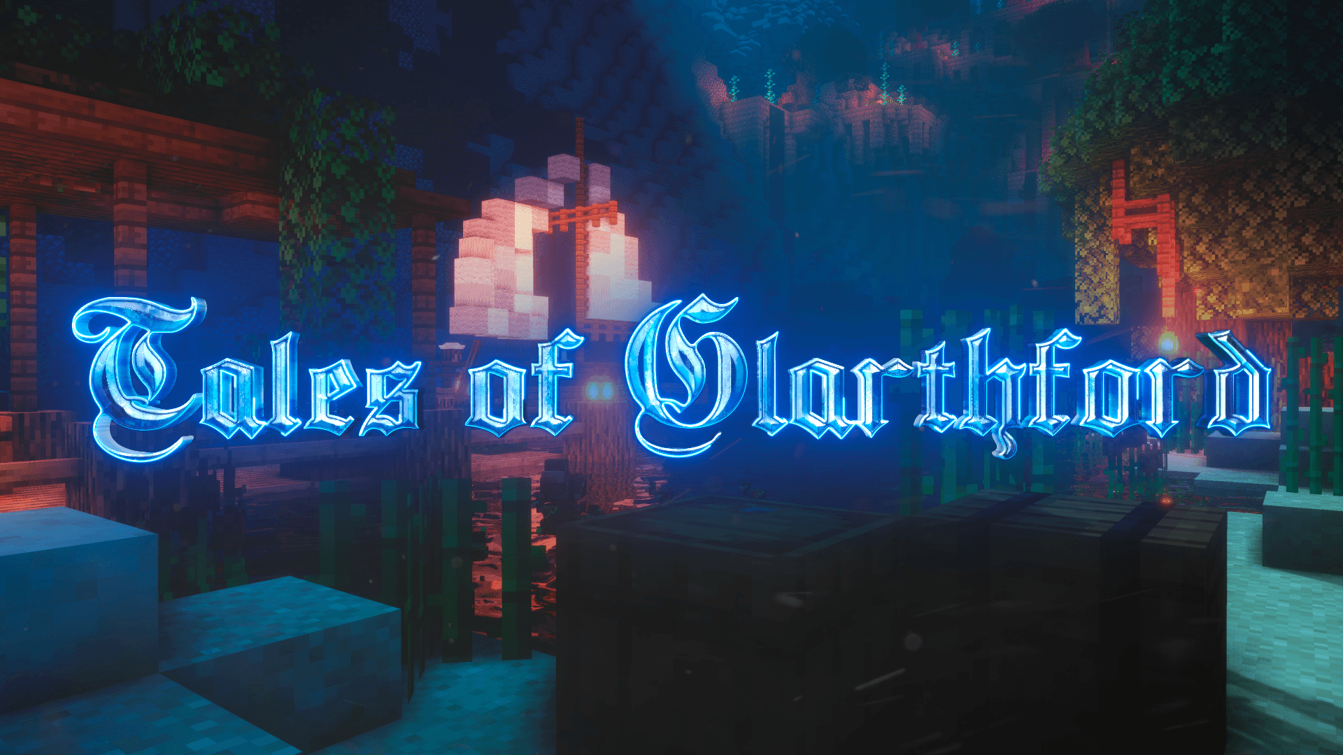 The logo for Tales of Glarthford, a Minecraft map for 1.16.4 by McTsts on MCCreations