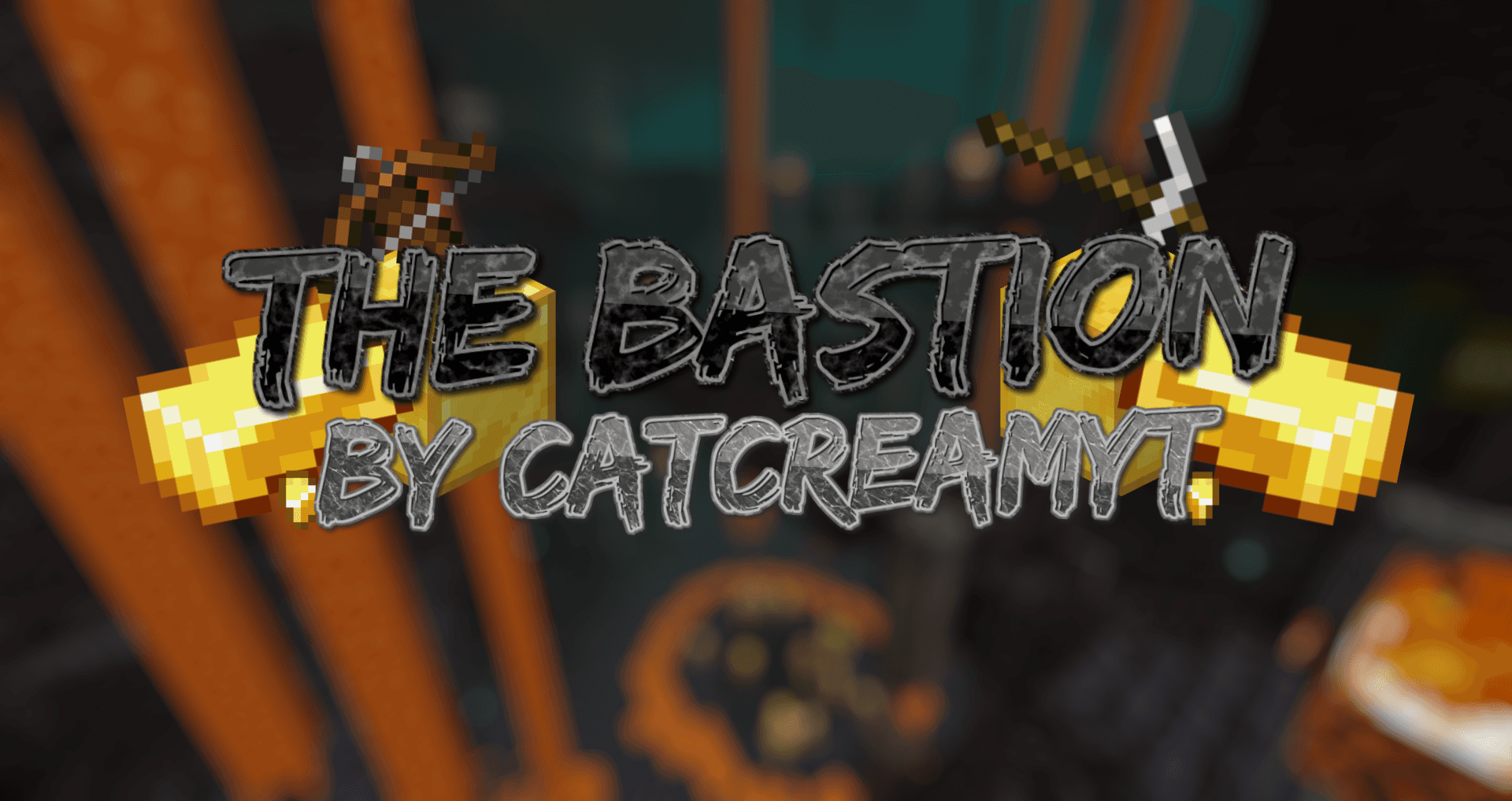 The logo for The Bastion, a Minecraft map for 1.16.1 by CatCreamYT on MCCreations