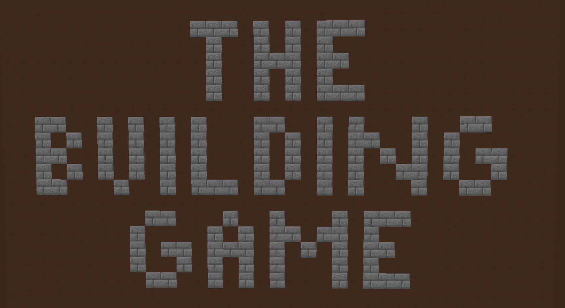 The logo for The Building Game for 1.16, a Minecraft map for 1.16.4 by Henzoid on MCCreations