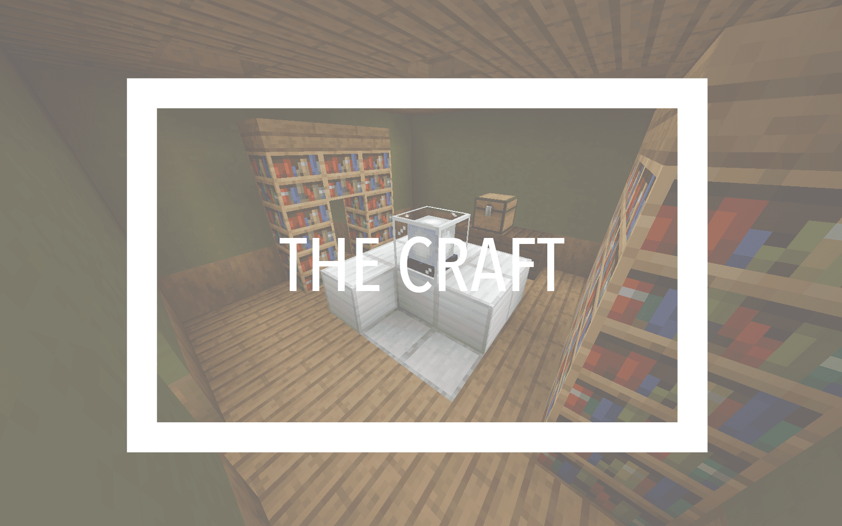The logo for The Craft, a Minecraft map for  by FeatureFire on MCCreations