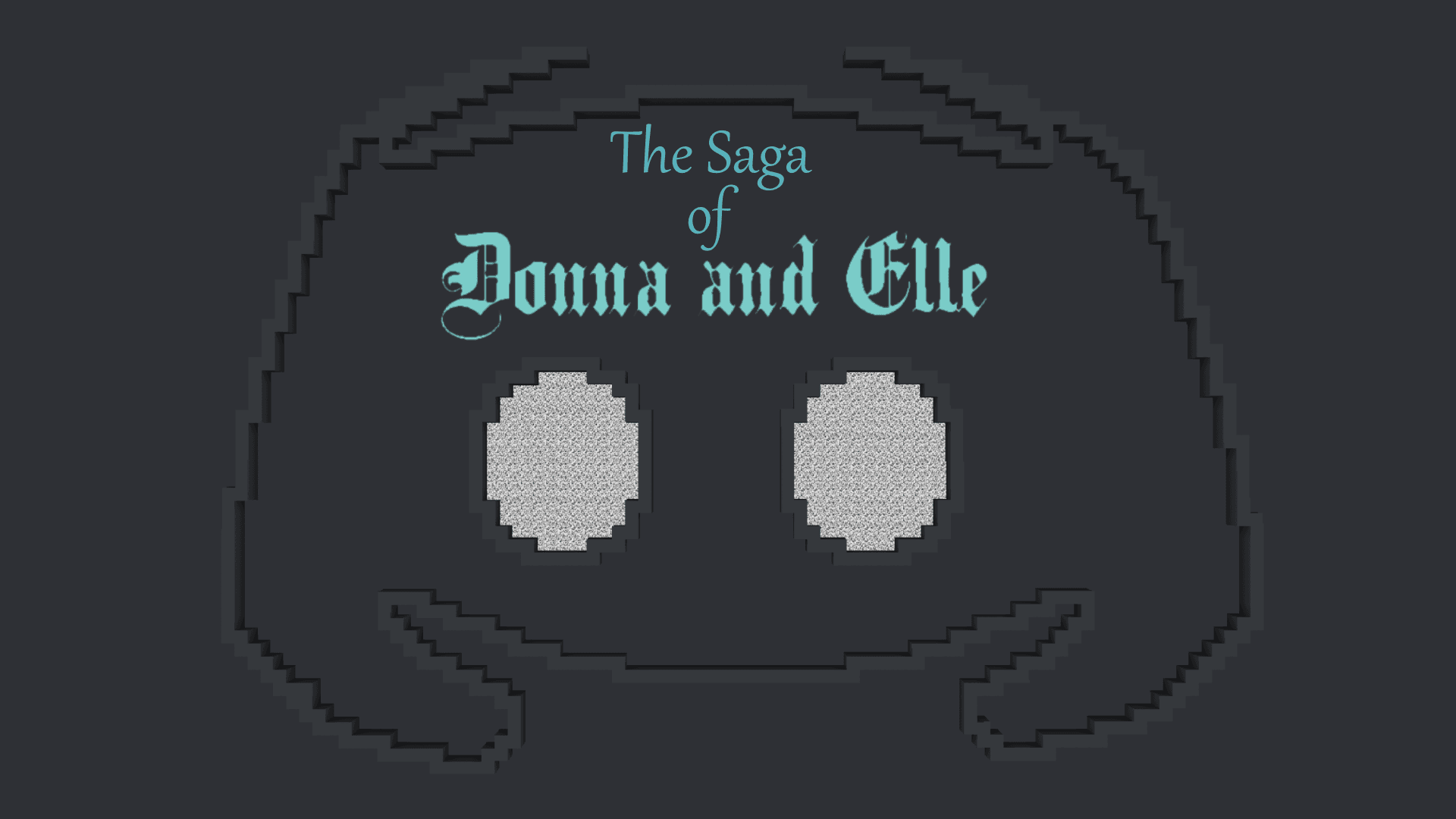 The logo for The Saga of Donna and Elle, a Minecraft map for 1.17.1 by DeuxiemeCarlin on MCCreations