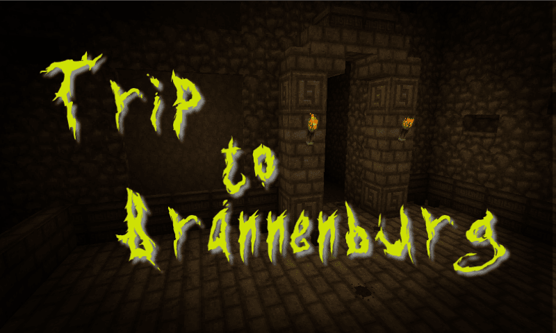 The logo for Trip to Brennenburg, a Minecraft map for 1.14+ by SeriousCraft on MCCreations