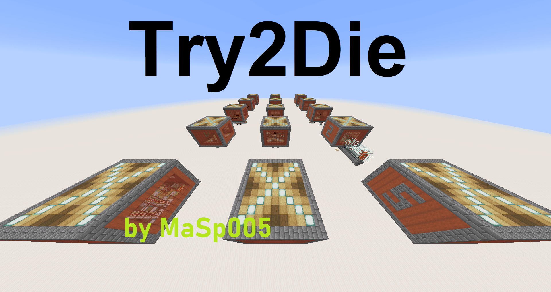The logo for Try2Die, a Minecraft map for 1.14.4 by MaSp005 on MCCreations