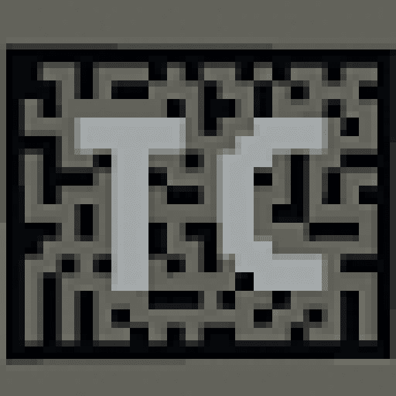 The logo for Twisted Corridors, a Minecraft map for 1.15.2 by DeuxiemeCarlin on MCCreations