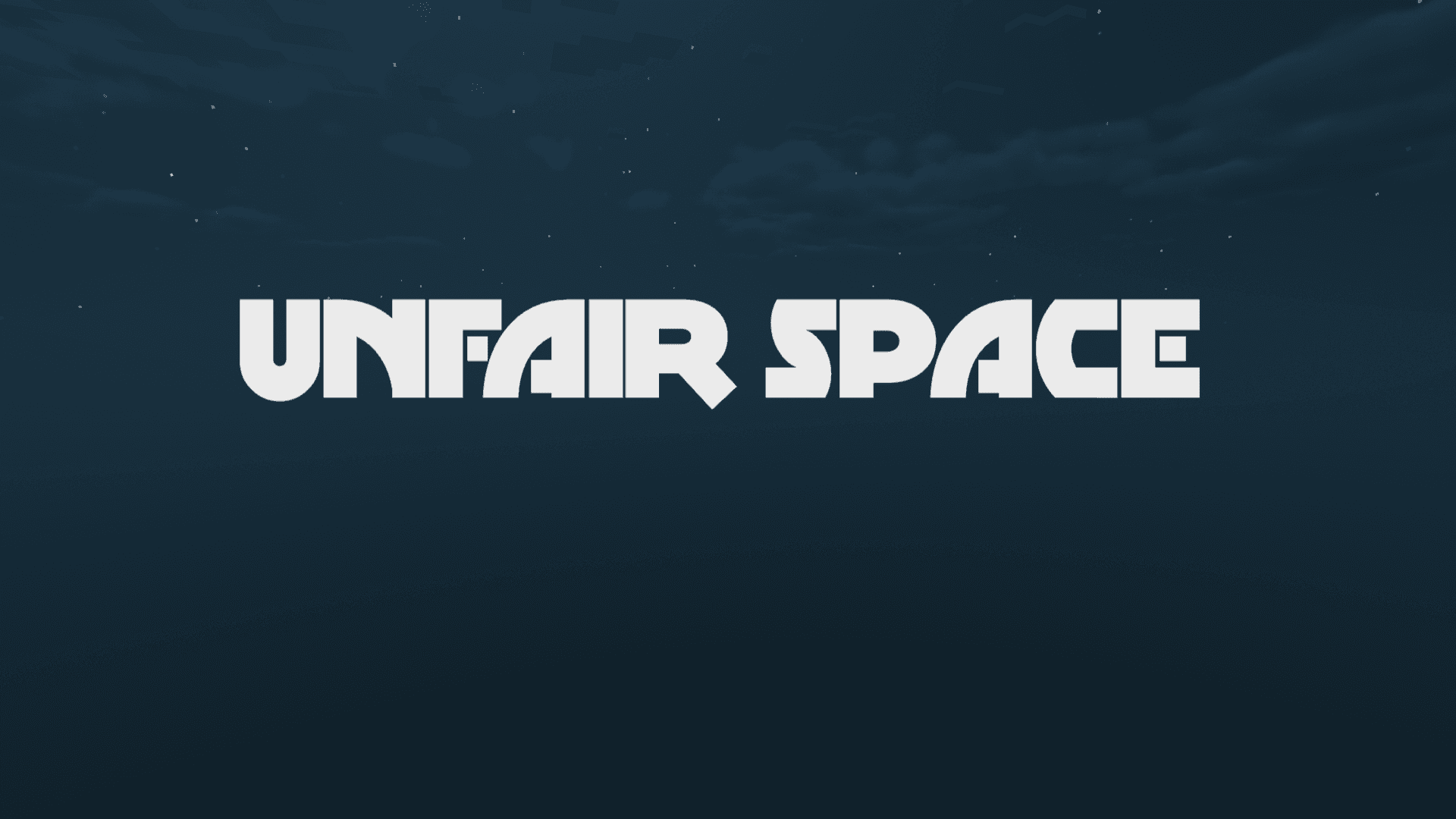 The logo for Unfair Space, a Minecraft map for 1.16.4 by DiversifiedPlayz on MCCreations