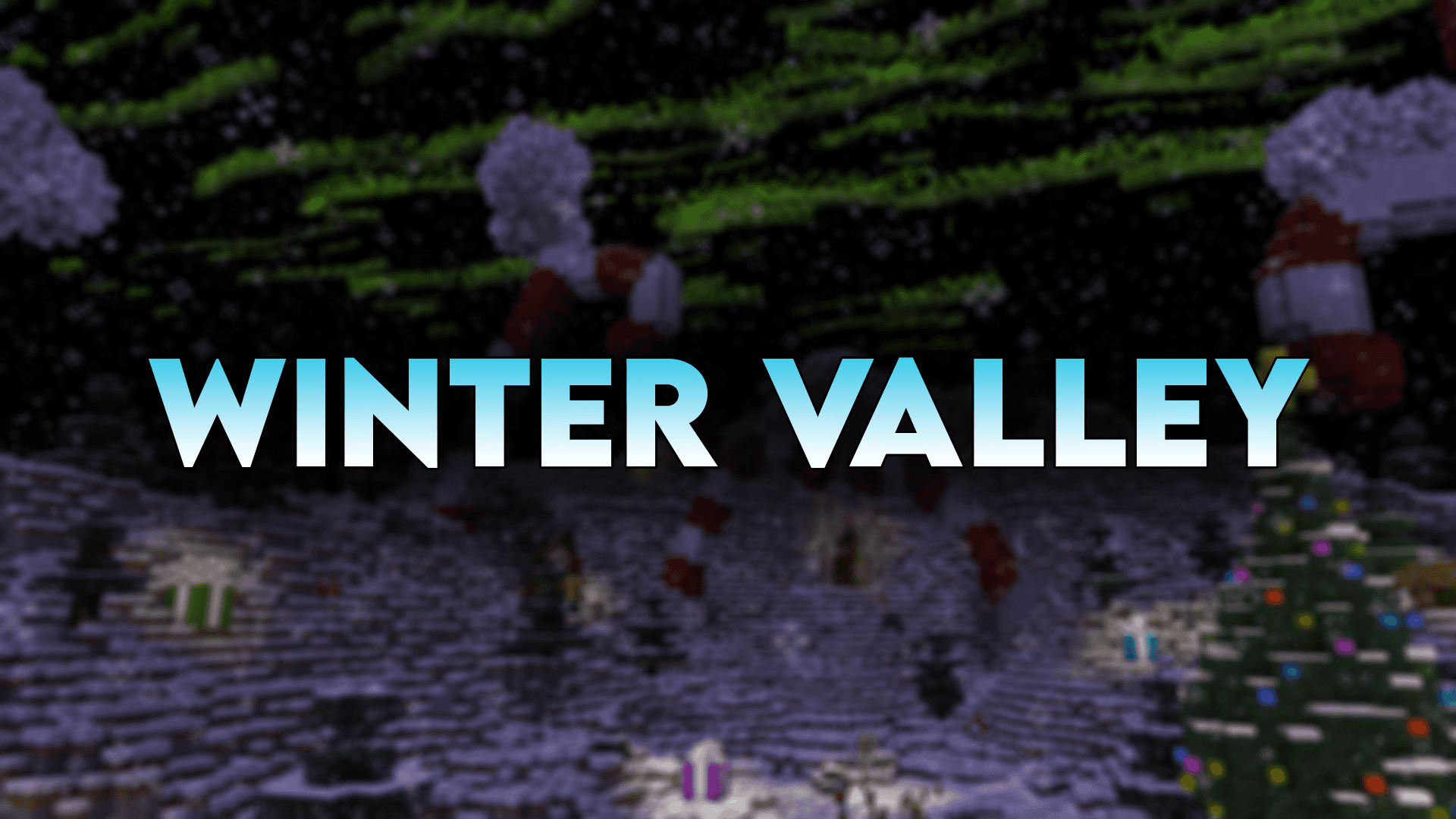 The logo for Winter Valley, a Minecraft map for 1.19.3 by Slender on MCCreations