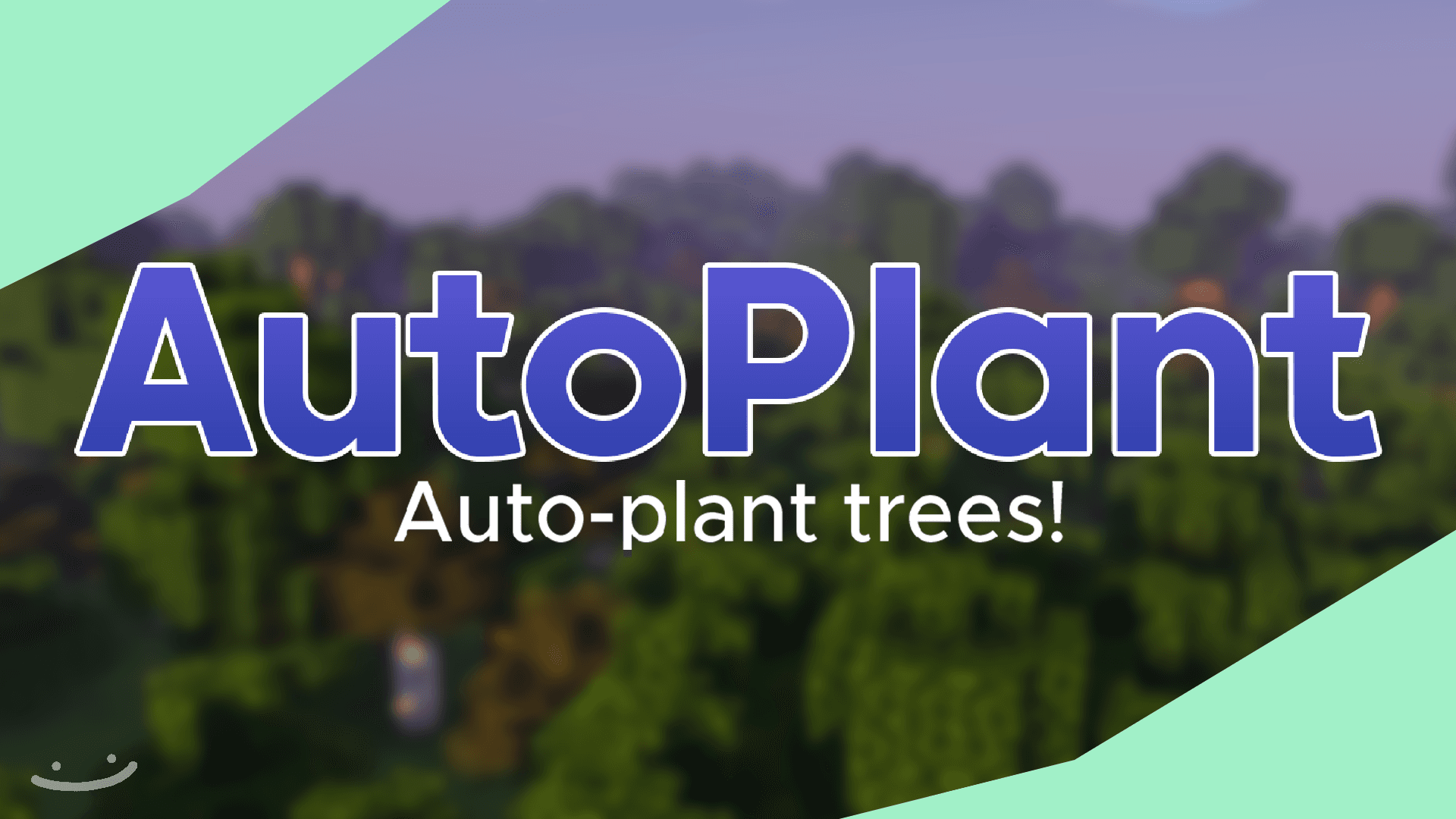 The logo for AutoPlant, a Minecraft datapack for 1.13+ by CXG on MCCreations