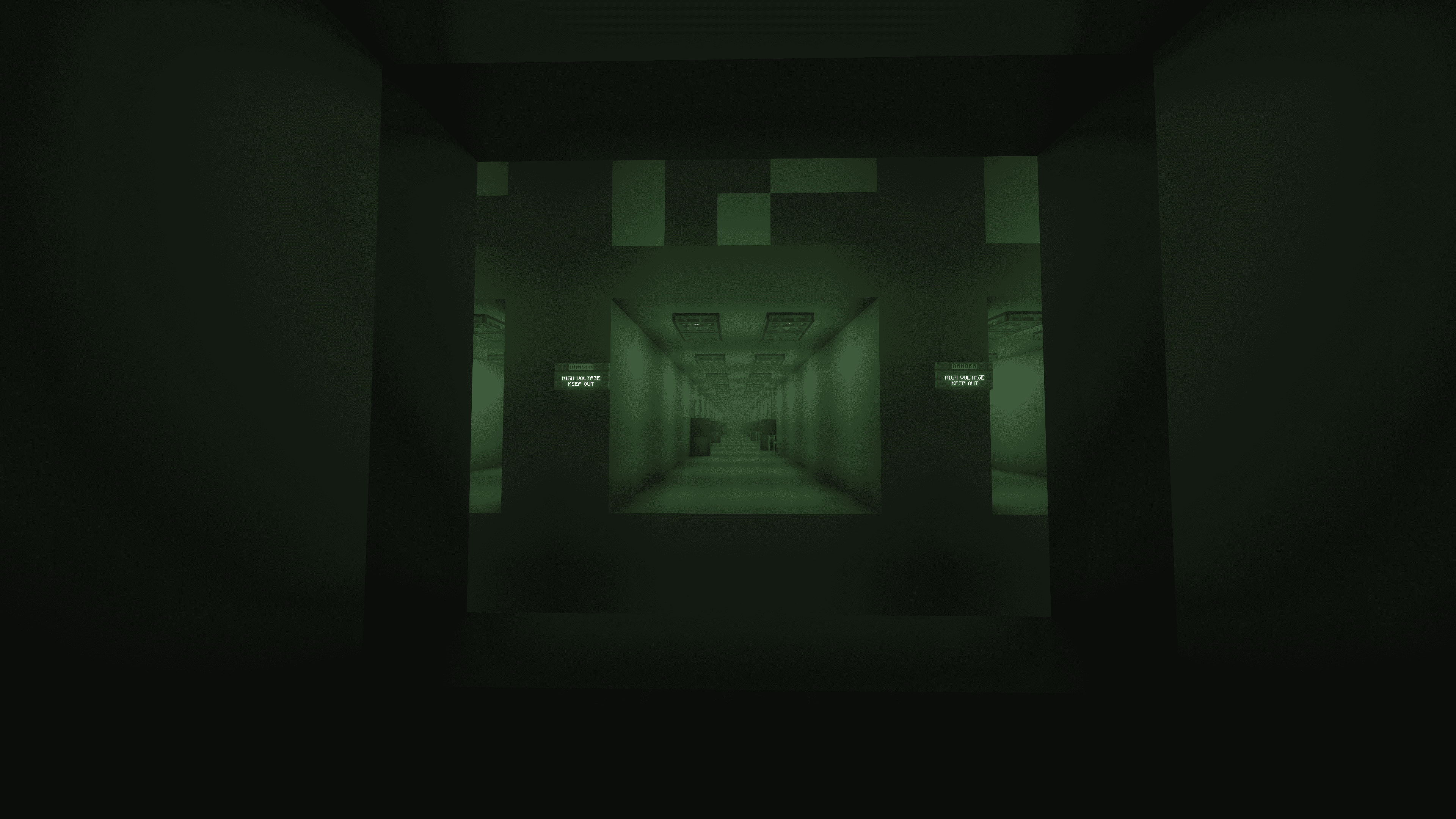 The logo for The Hallways, a Minecraft map for 1.21.1 by Haphaza on MCCreations