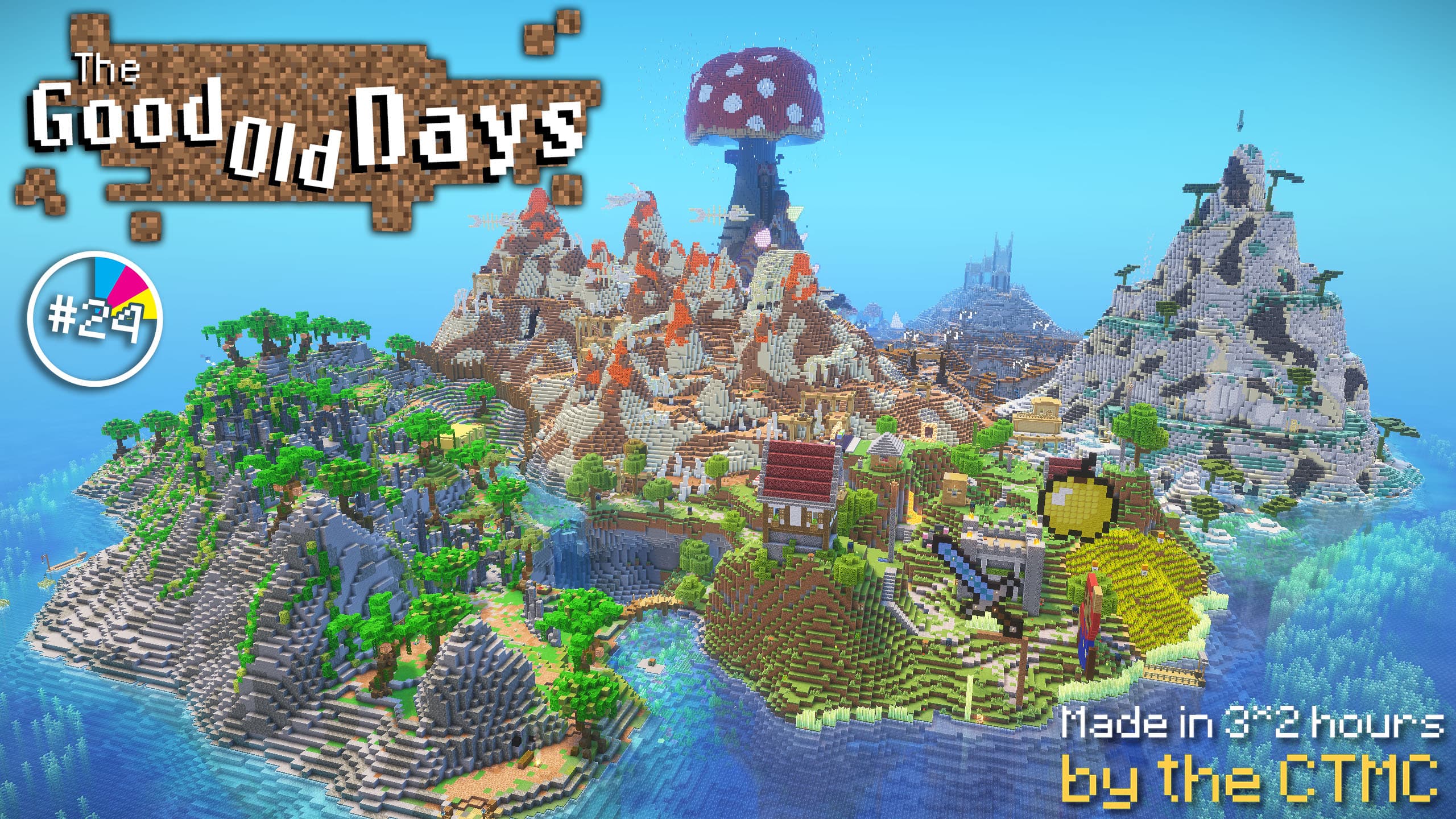 The logo for The Good Old Days, a Minecraft map for 1.20.4 by Narfu on MCCreations