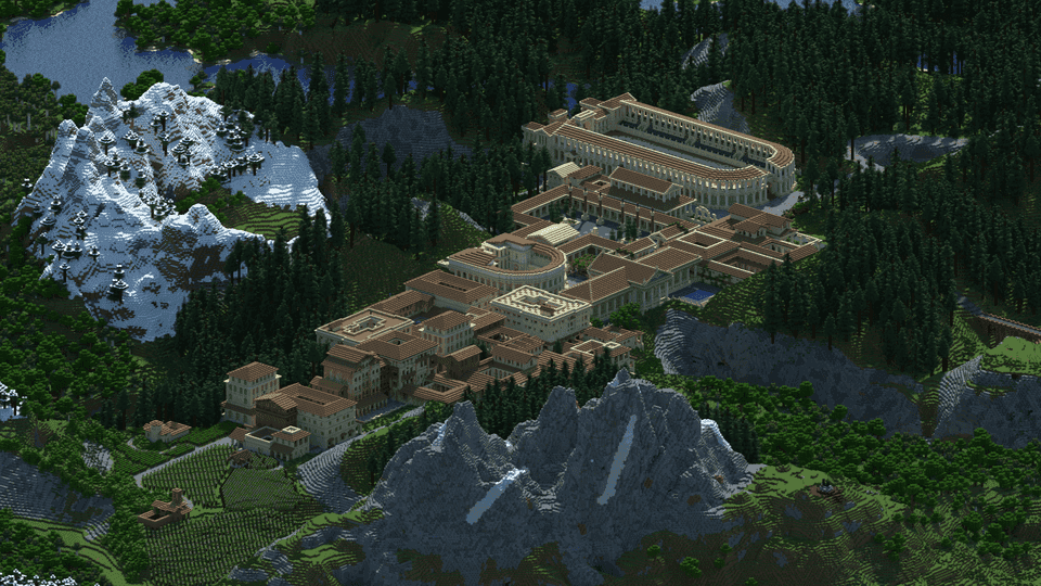 The logo for Eternal Empire, a Minecraft map for 1.21.1 by Resister on MCCreations