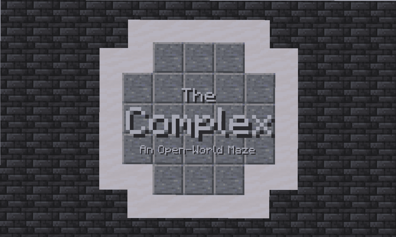 The logo for The Complex: An Open-World Maze, a Minecraft map for 1.21.1 by DeuxiemeCarlin on MCCreations