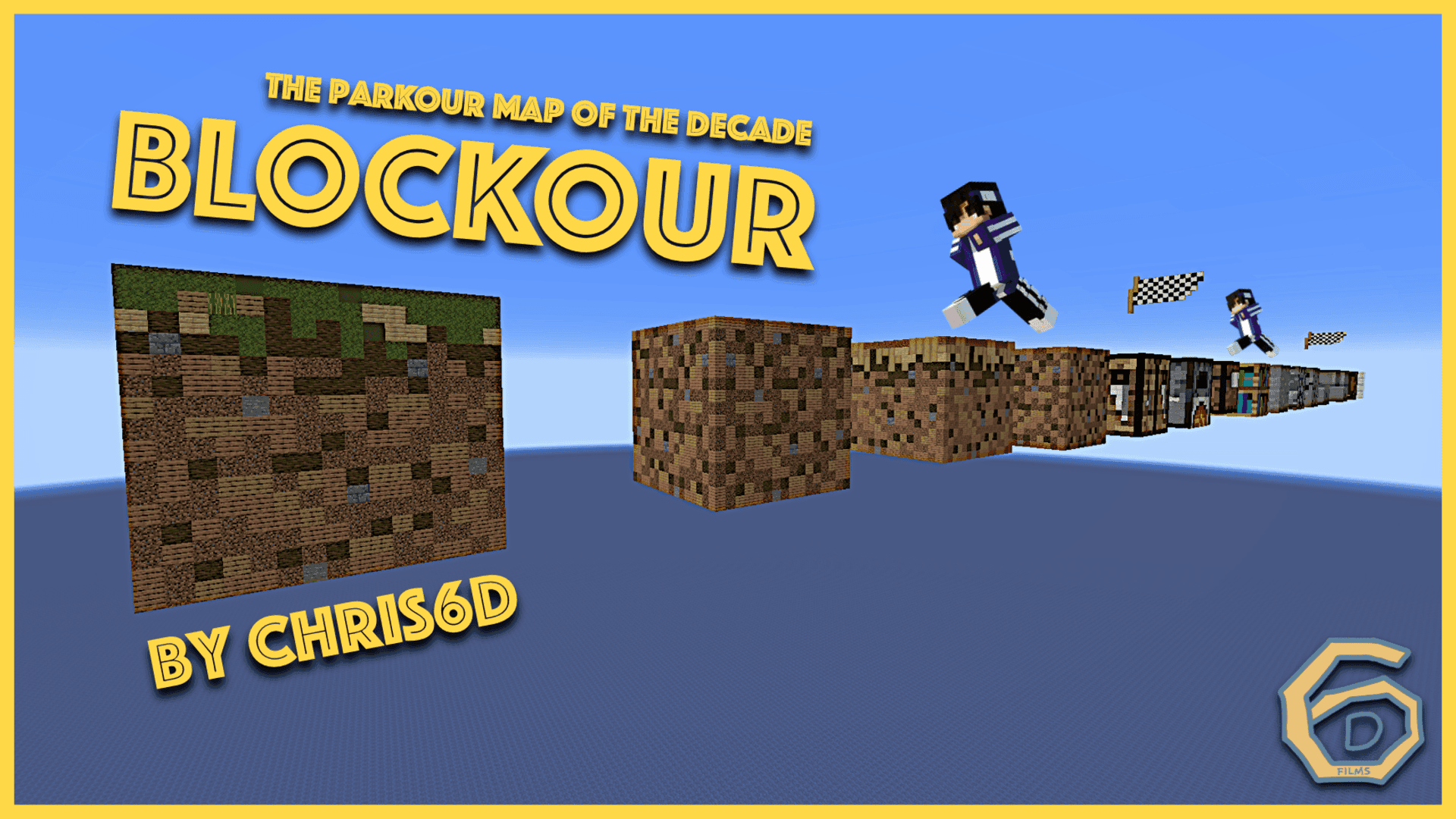 The logo for Blockour, a Minecraft map for 1.21.4 by Chris6d on MCCreations