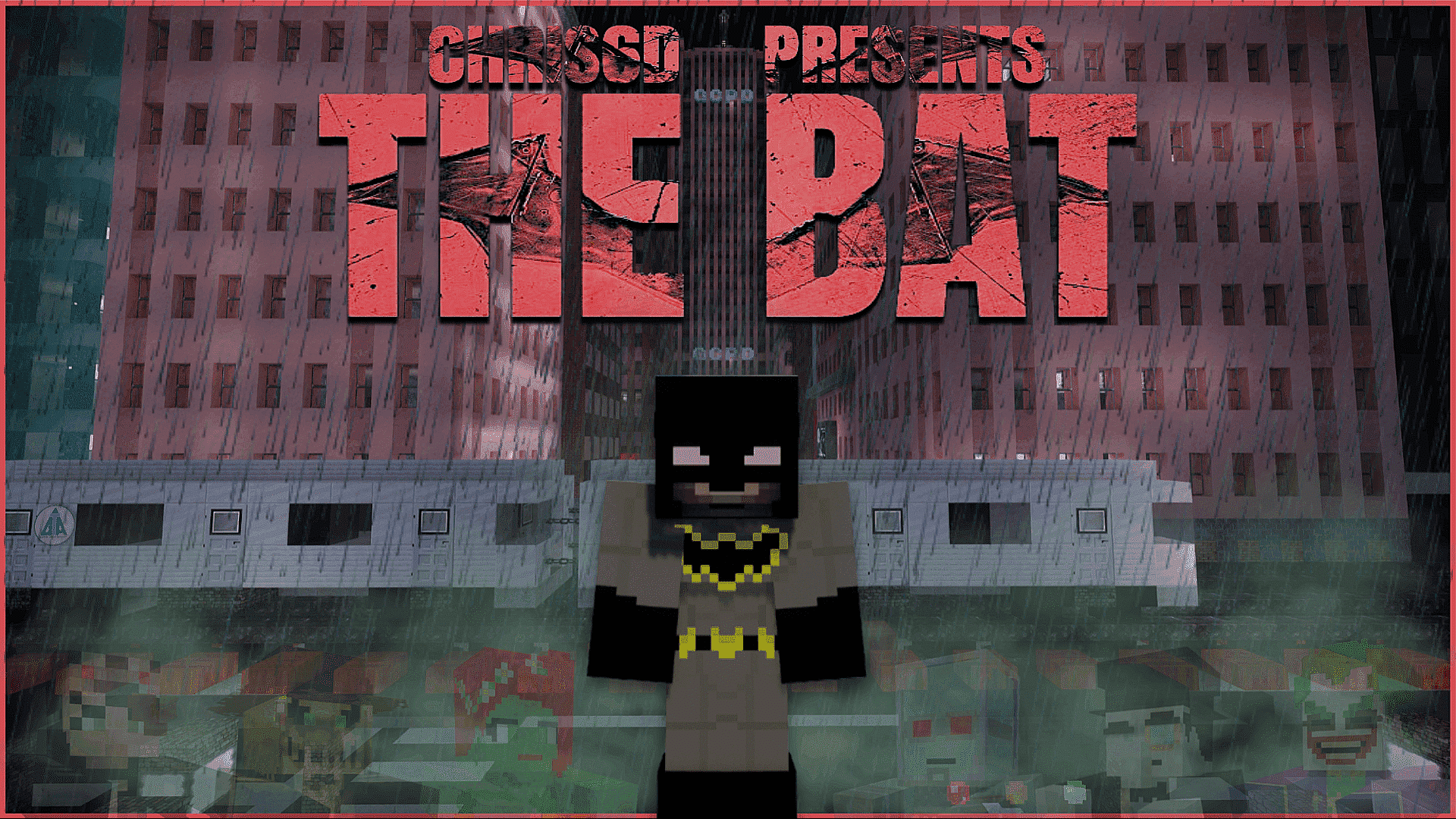 The logo for THE BAT – Batman Open-World Map, a Minecraft map for 1.20.4 by Chris6d on MCCreations