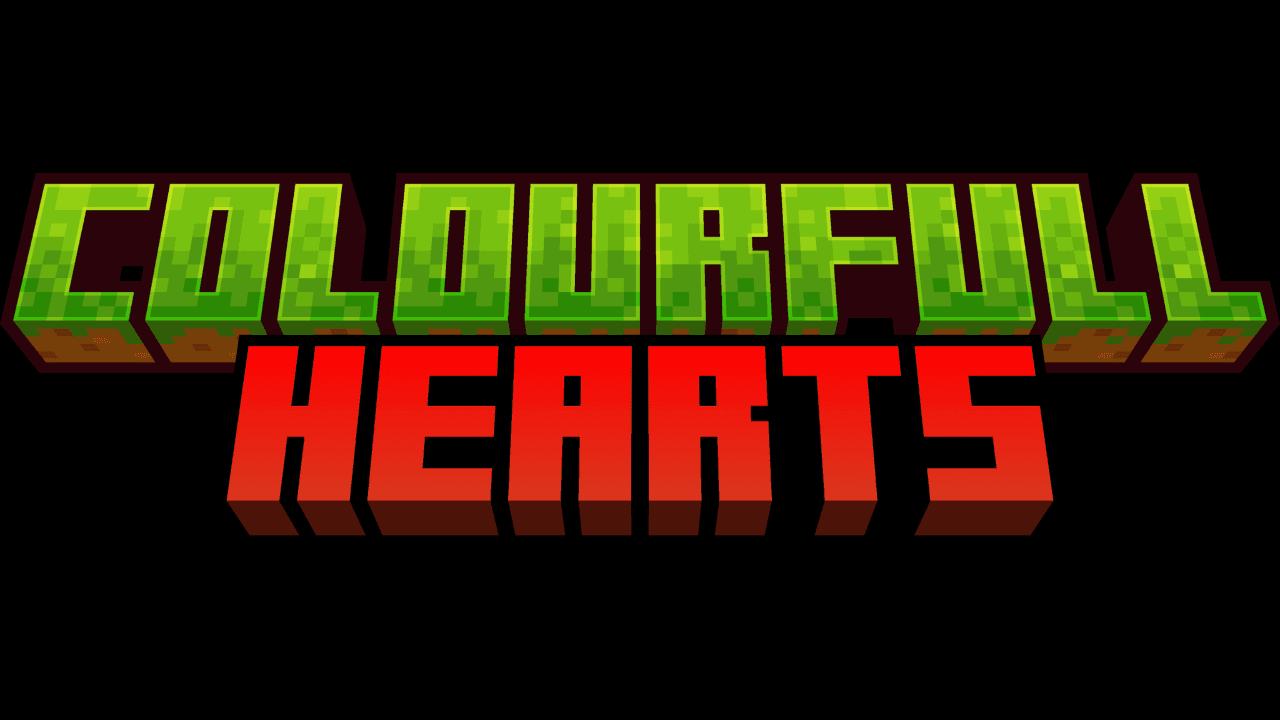The logo for Colour Hearts 1.21 By Reaper Creations, a Minecraft resourcepack for 1.21 by Reaper Creations on MCCreations