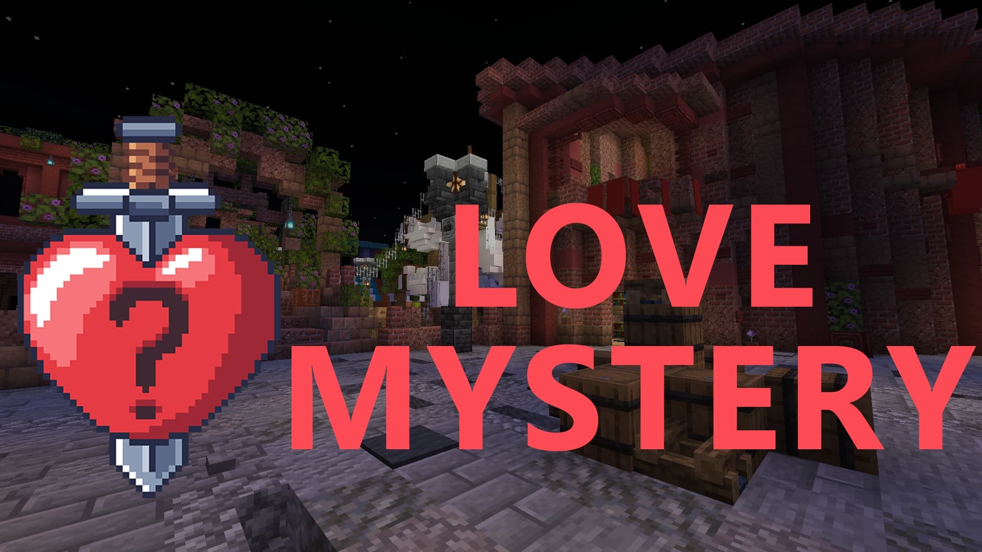 The logo for Love Mystery, a Minecraft map for 1.20.4 by Azerus Team on MCCreations