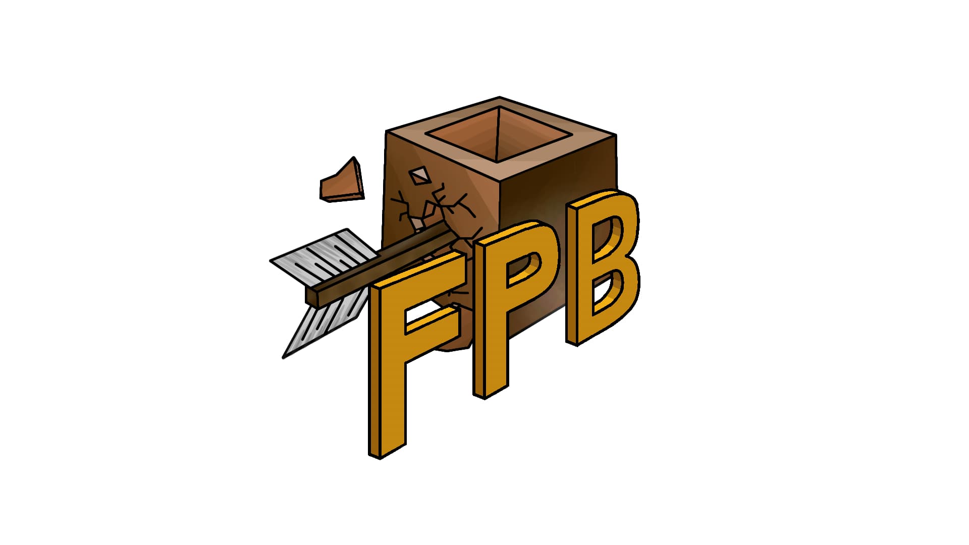 The logo for Flower Pot Battle, a Minecraft map for 1.20.1 by Azerus Team on MCCreations