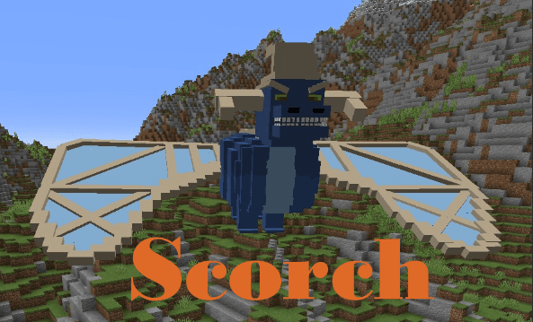 The logo for Scorch - Demo, a Minecraft map for 1.20.4 by Ganbarisa on MCCreations