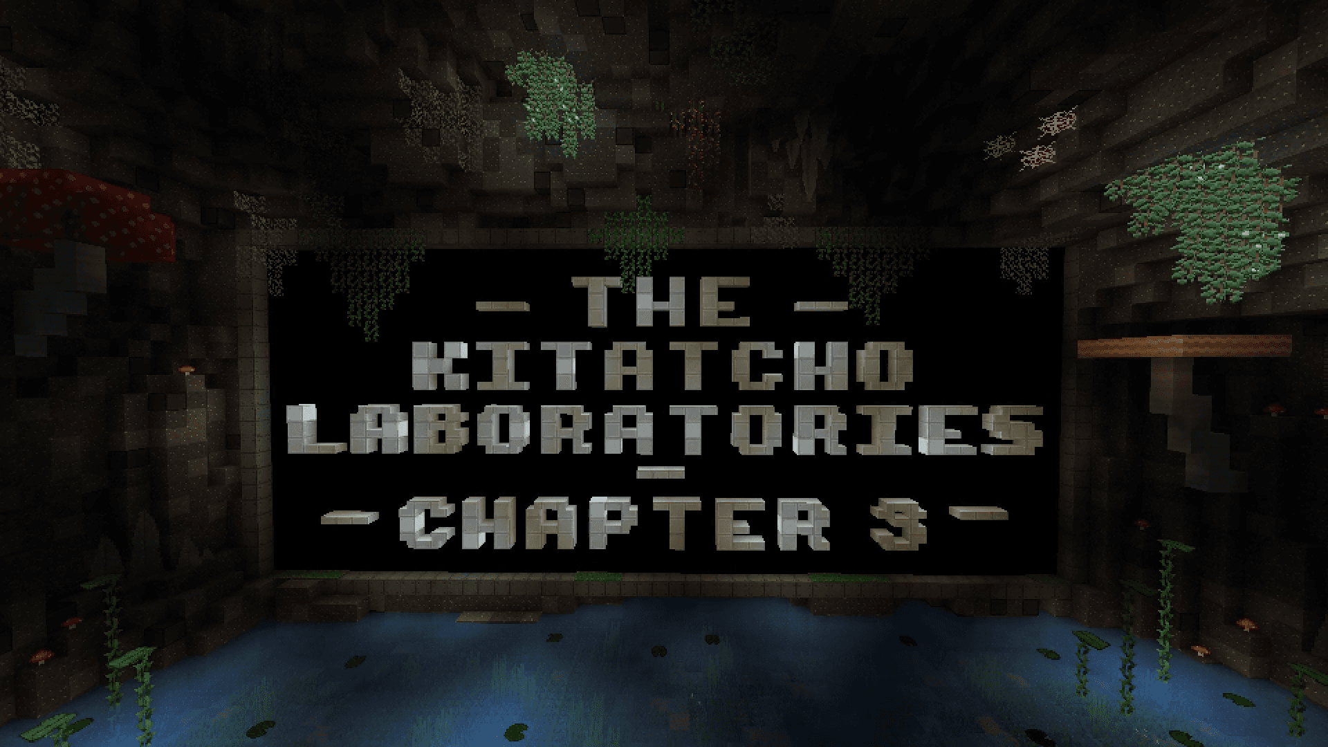 The logo for The Kitatcho Laboratories - Chapter 3, a Minecraft map for 1.20.4 by Team Syllica on MCCreations