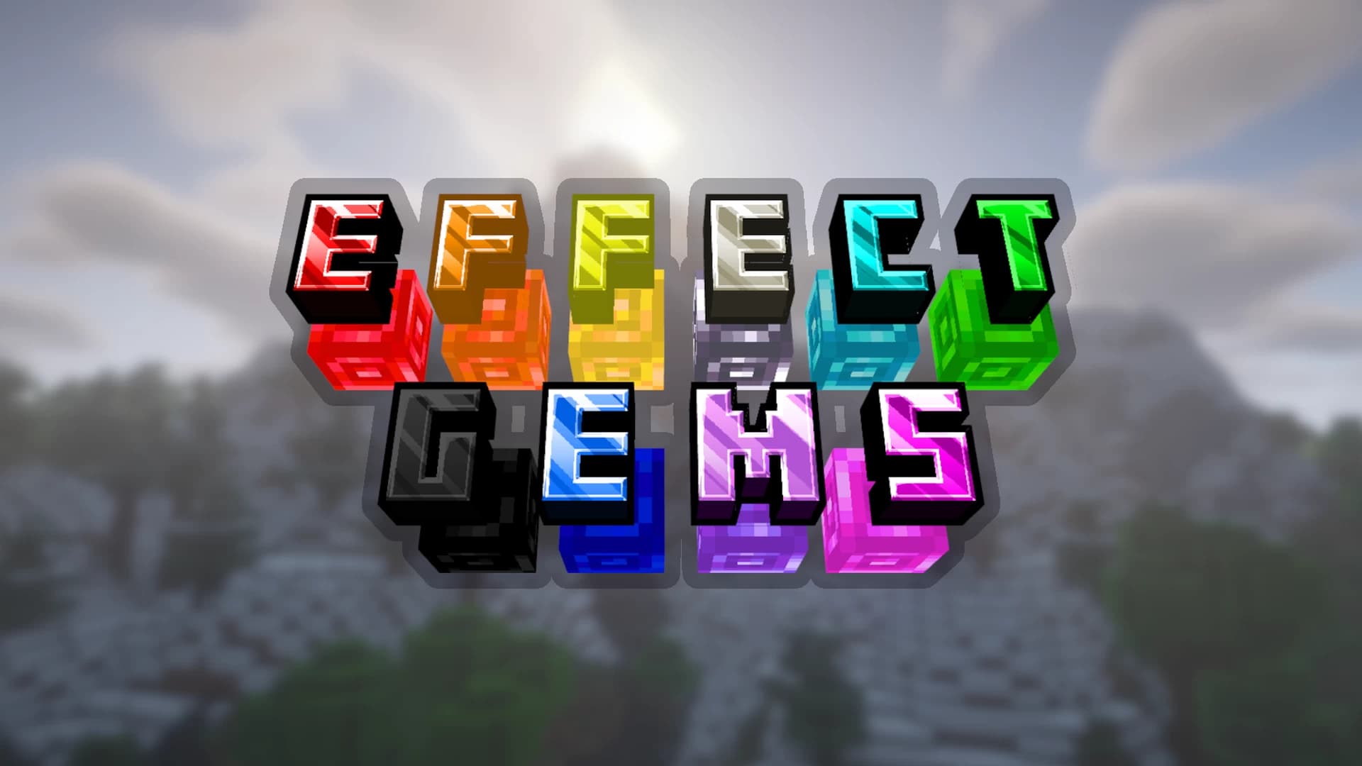 The logo for Effect Gems, a Minecraft datapack for 1.21.1 by Gamingbarn on MCCreations