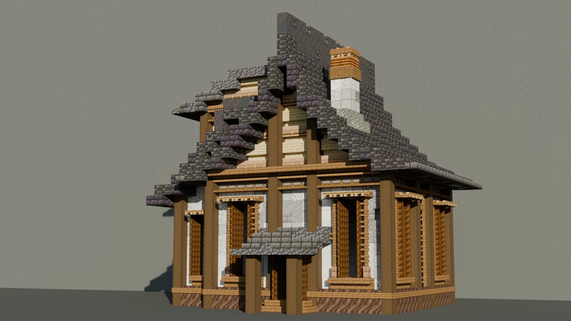 Image 15 of 20 for Minecraft 20 Medieval House Bundle