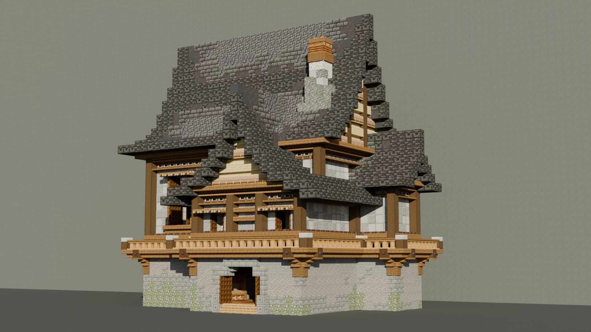 Image 19 of 20 for Minecraft 20 Medieval House Bundle