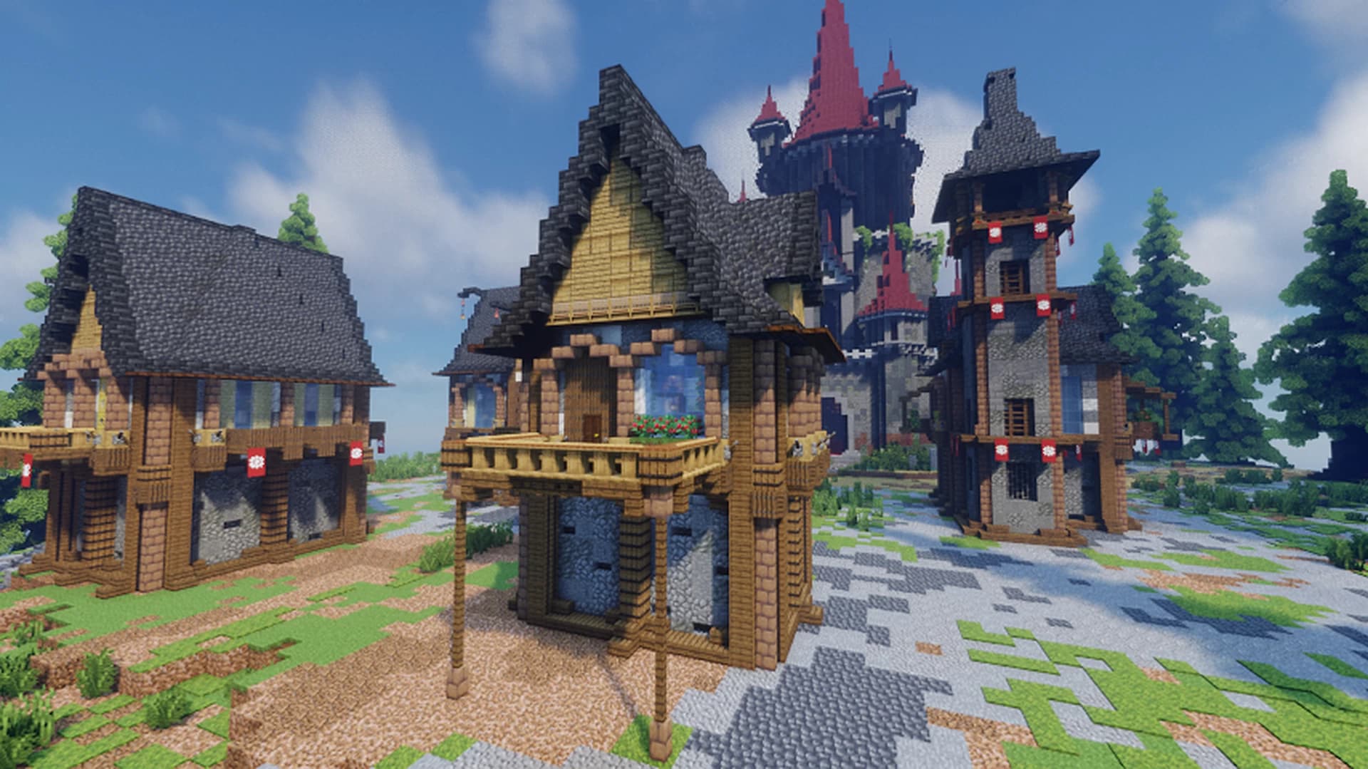 Image 2 of 11 for Bundle 18 Minecraft Medieval Houses - Collection Fast