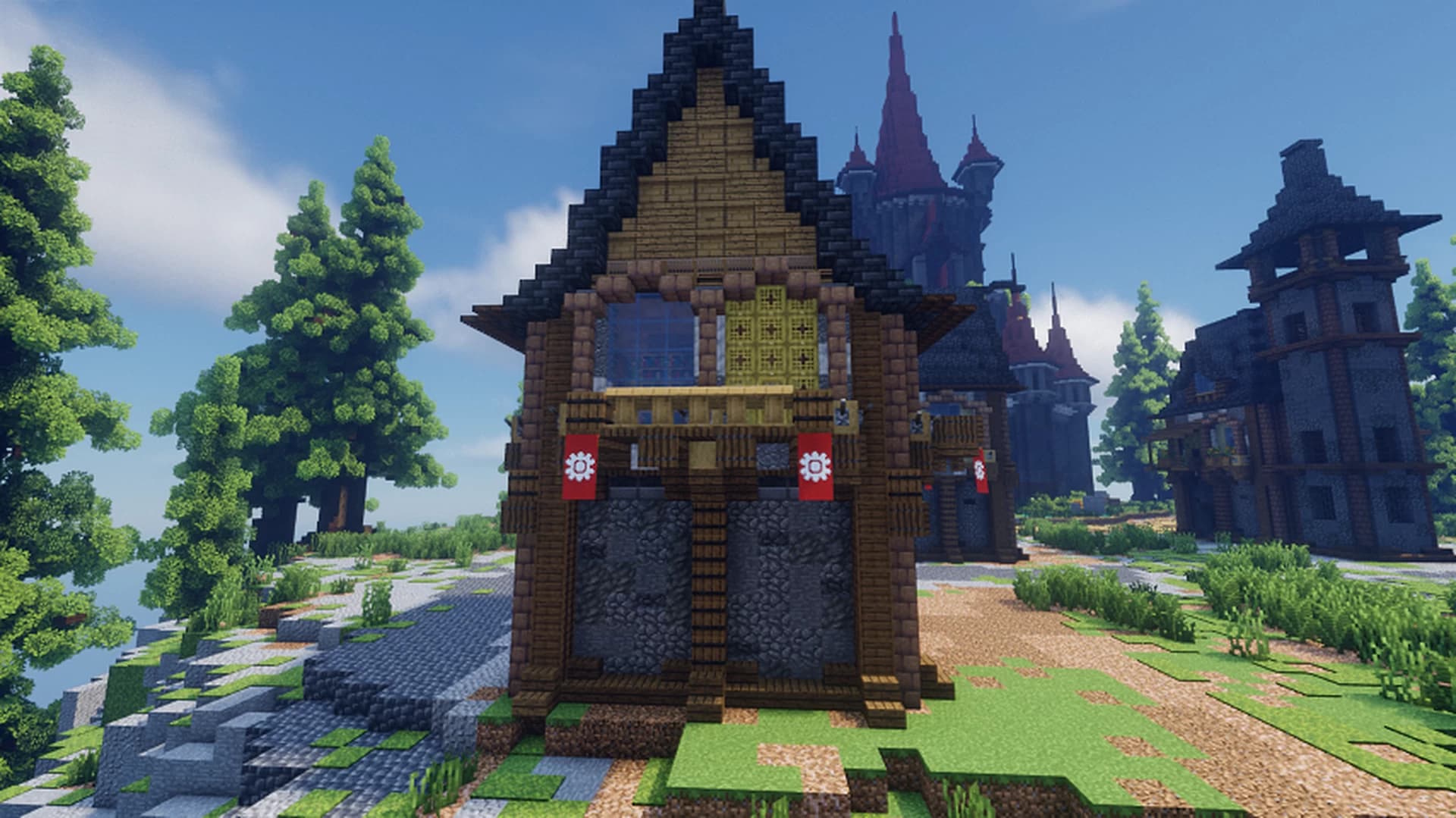 Image 9 of 11 for Bundle 18 Minecraft Medieval Houses - Collection Fast