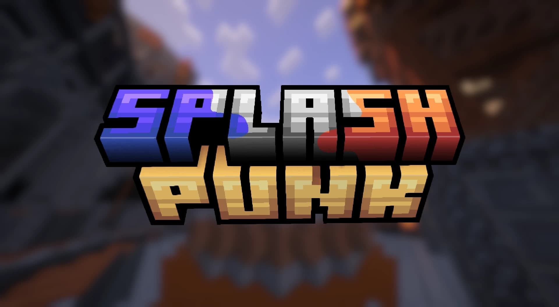 The logo for SplashPunk, a Minecraft map for 1.21 by Leroidesafk on MCCreations