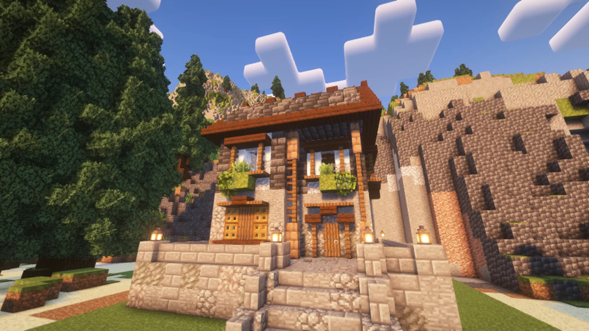 Image 5 of 11 for Bundle Minecraft Medieval Houses - Collection Horizon