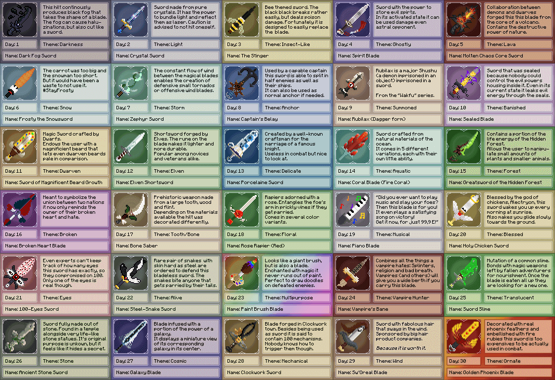 Image 2 of 3 for Swordtember 2021 pack